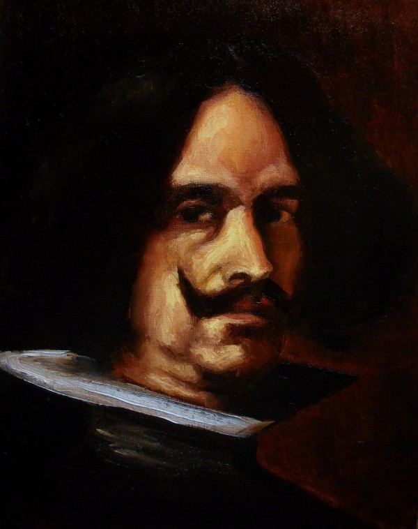 Self Portrait oil by Diego Velazquez